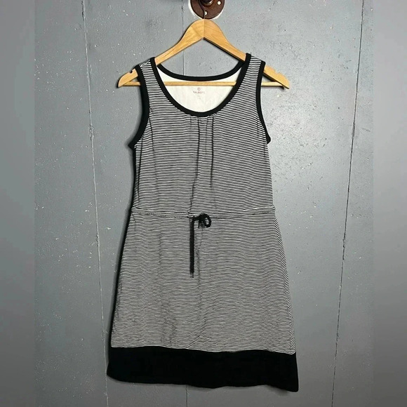 Talbots Nautical Stripe Dress. Size MP - Picture 1 of 5